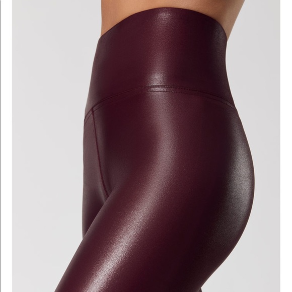 Wine colored Takara yoga pants size small - Picture 2 of 6